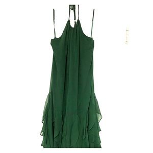 The Limited Green Slinky Dress (6)
